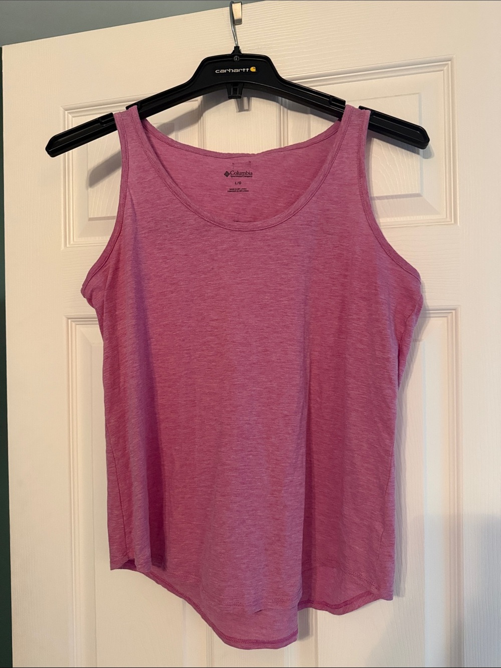 Columbia Women's Heather Pink Scoop Neck Tank Top